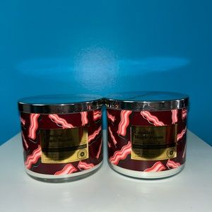 Bath and body works candied maple bacon candles